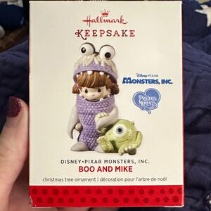 Hallmark Keepsake Boo and Mike Ornament - precious moments